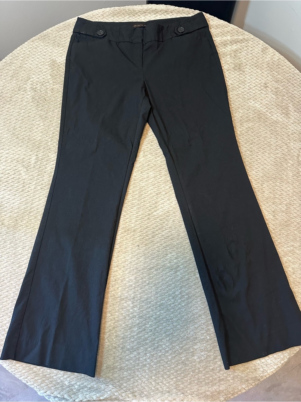 The Limited Black Stretch Dress Pants with Waistband Label
